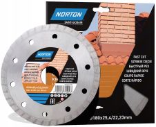 Tarcza diamentowa BRICKS & ROOF TILES NORTON 180 x 25.4/ 22.23 mm