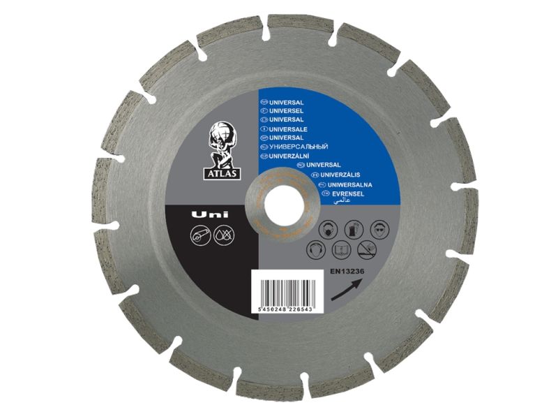 Tarcza diamentowa ATLAS UNIVERSAL 230 x 22.23 mm